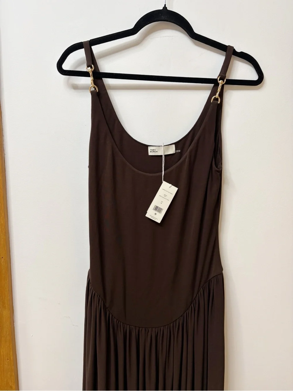New Tory Burch Jersey Clip Tank Dress